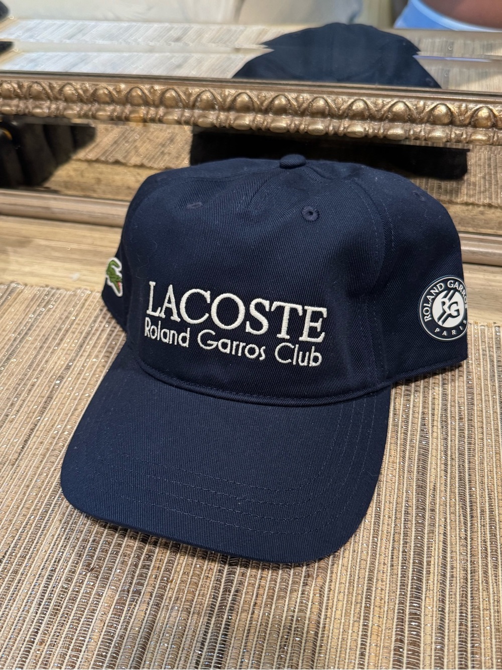 Lacoste Navy Roland Garros Club Baseball Hat